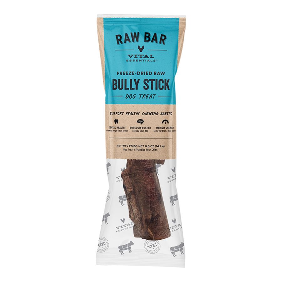Vital Essentials Dog Freeze Dried Raw Bar Bully Sticks