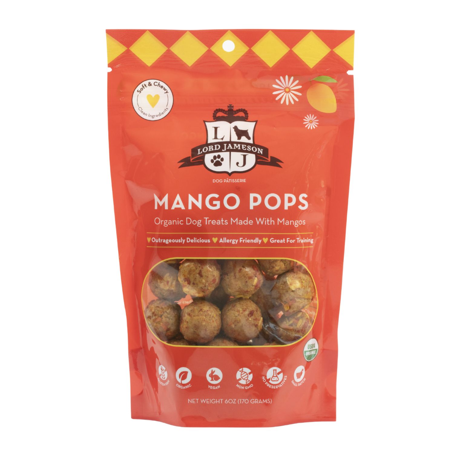 Lord Jameson Dog Mango Pops 6oz