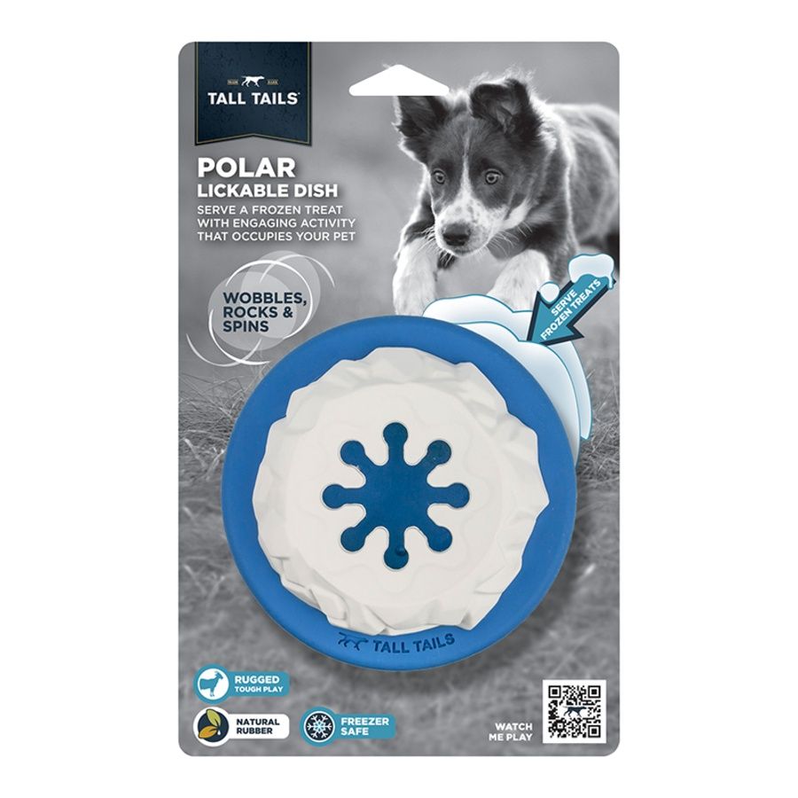 Tall Tails Dog Natural Rubber Toy Polar 4''