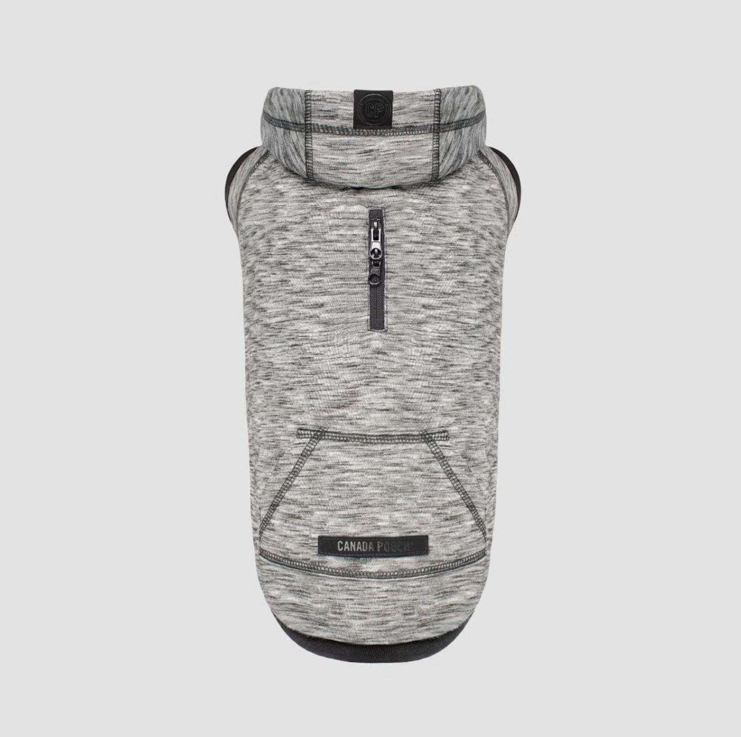 Canada Pooch Spacedye Hero Hoodie, Color: Grey, Size: 10