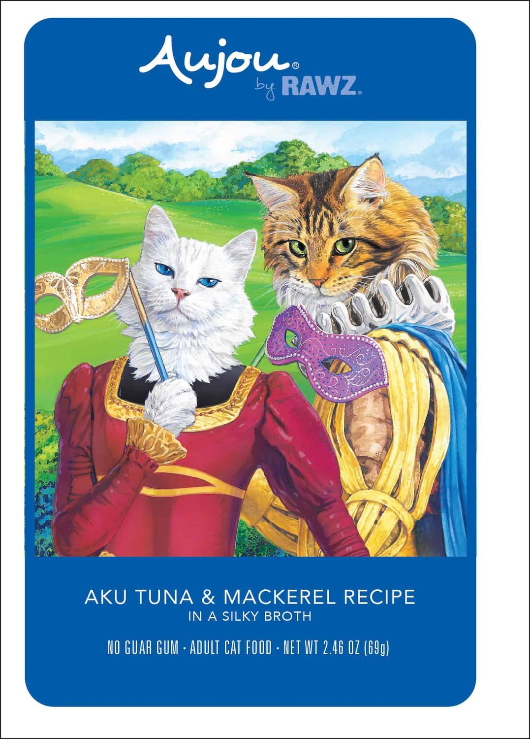 Rawz Cat Aujou Aku Tuna &amp; Mackerel 2.46oz, Size: Each