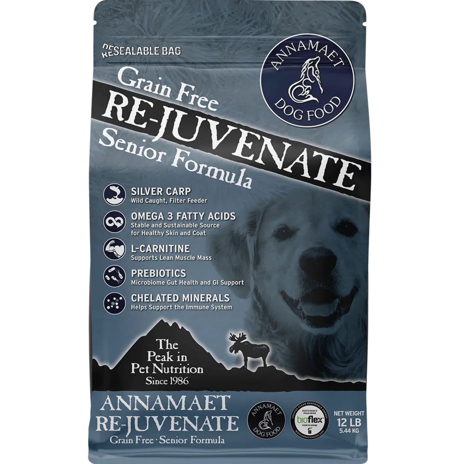 Annamaet Dog Grain Free Re-Juvenate, Size: 5lb
