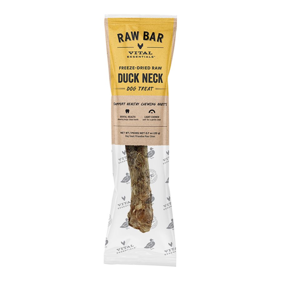 Vital Essentials Dog Freeze Dried Raw Bar Duck Necks