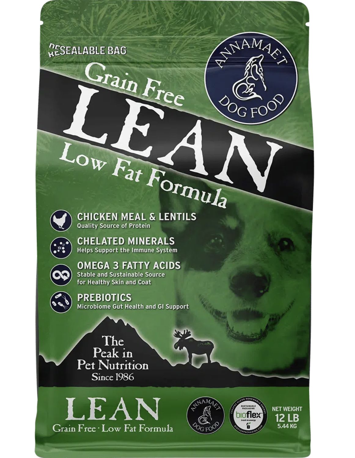 Annamaet Dog Grain Free Lean, Size: 5lb