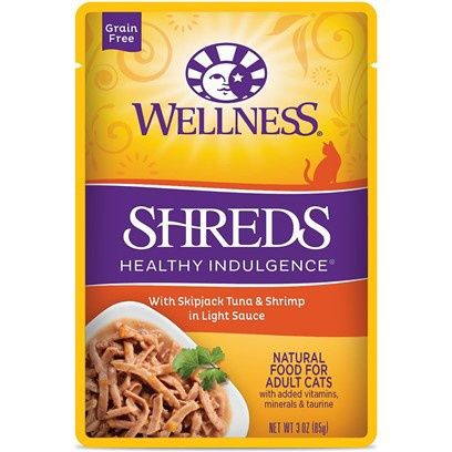 Wellness Cat Shreds Tuna &amp; Shrimp 3oz, Amount: single