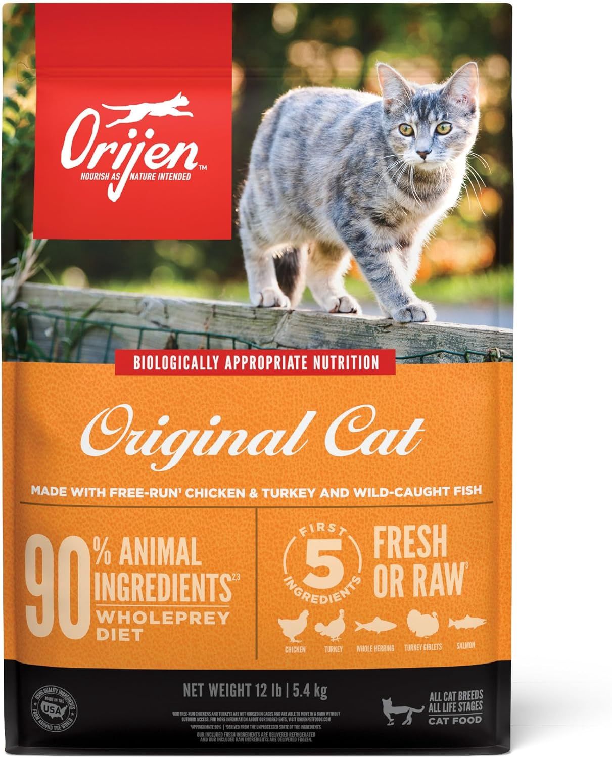 Orijen Cat Grain Free Original, Size: 12lb