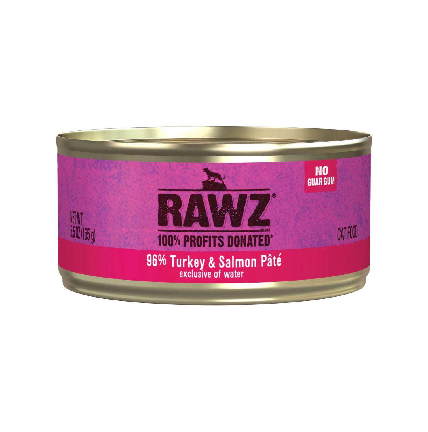 Rawz Cat 96% Turkey &amp; Salmon Pate 5.5oz