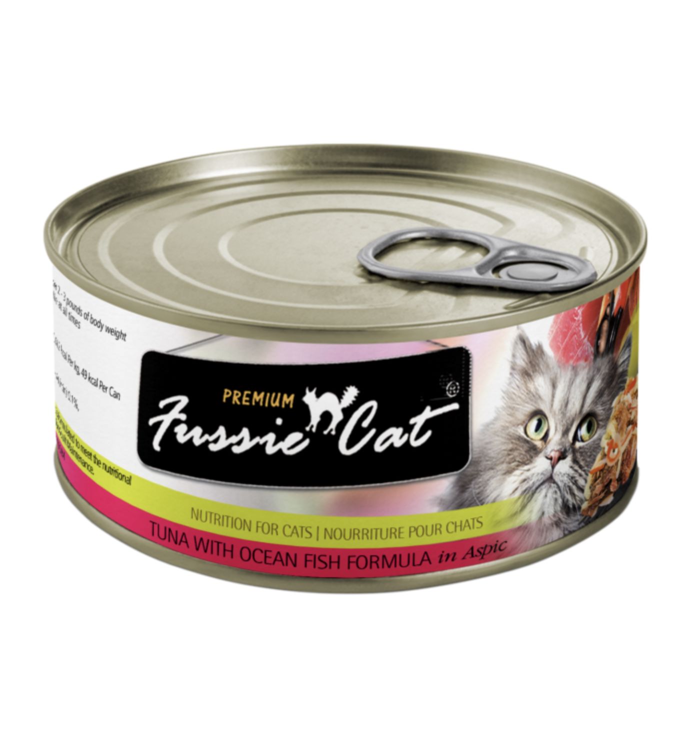 Fussie Cat Can Tuna &amp; Ocean Fish, Size: 5.5oz