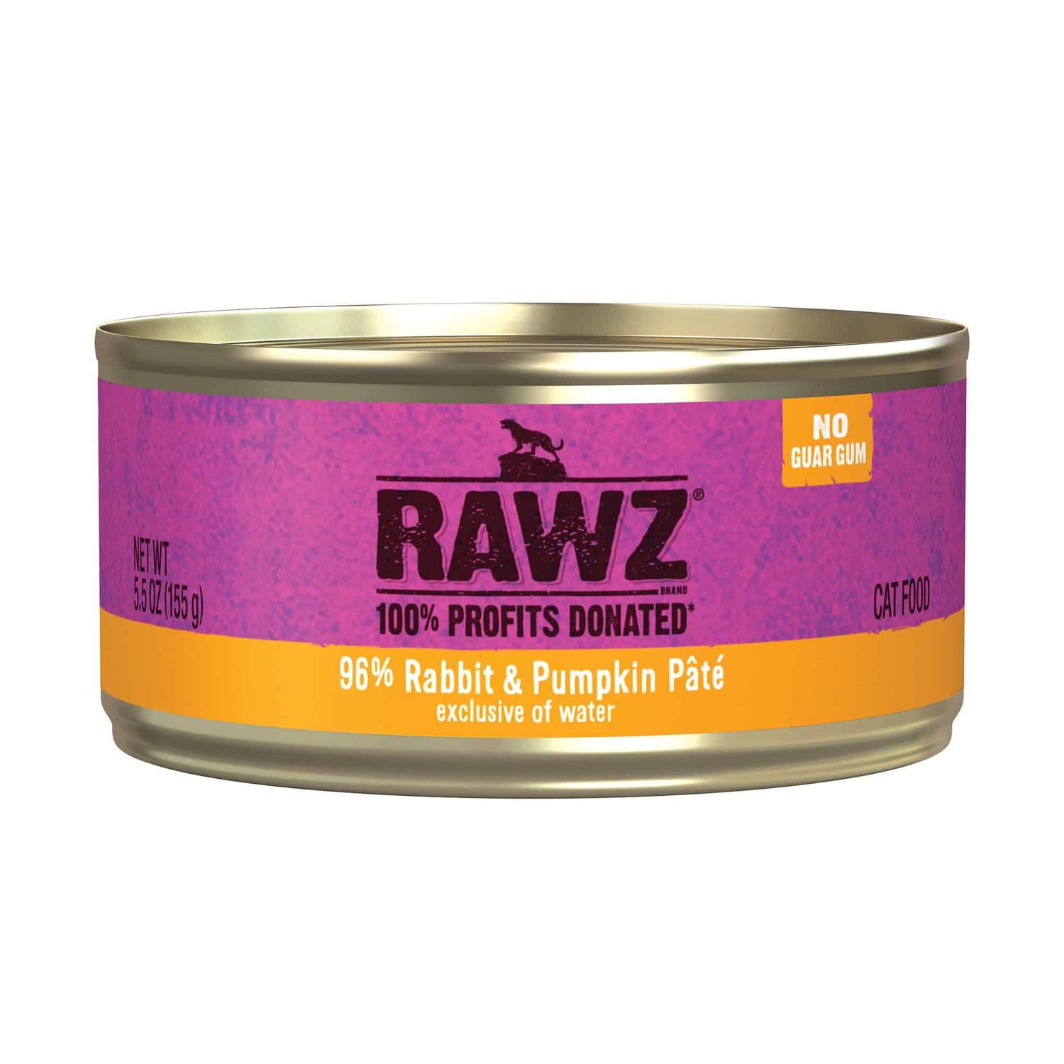 Rawz Cat Can Rabbit &amp; Pumpkin Pate, Size: 3oz