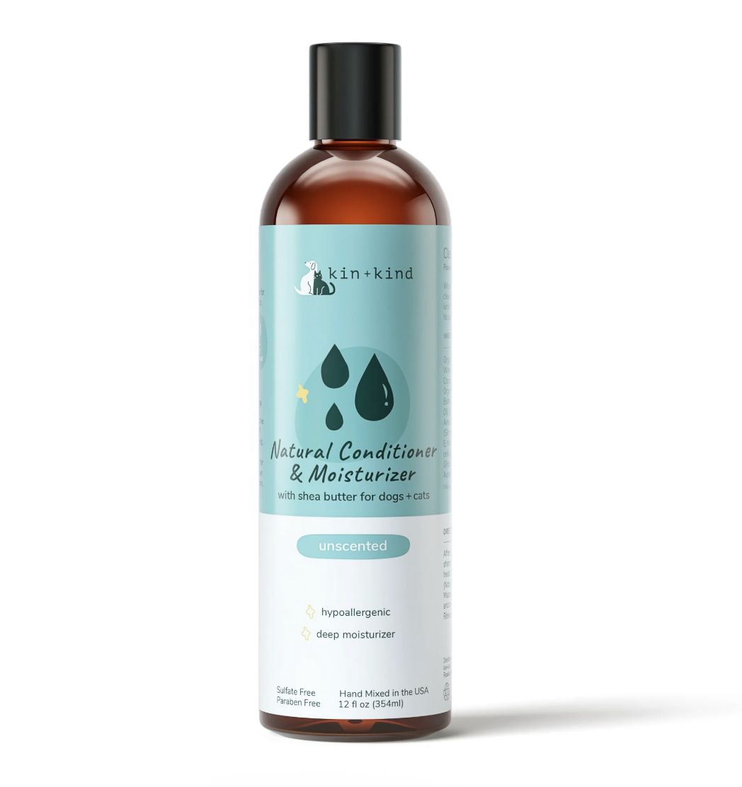 kin+kind Dog &amp; Cat Moisturizing Conditioner Unscented 12oz
