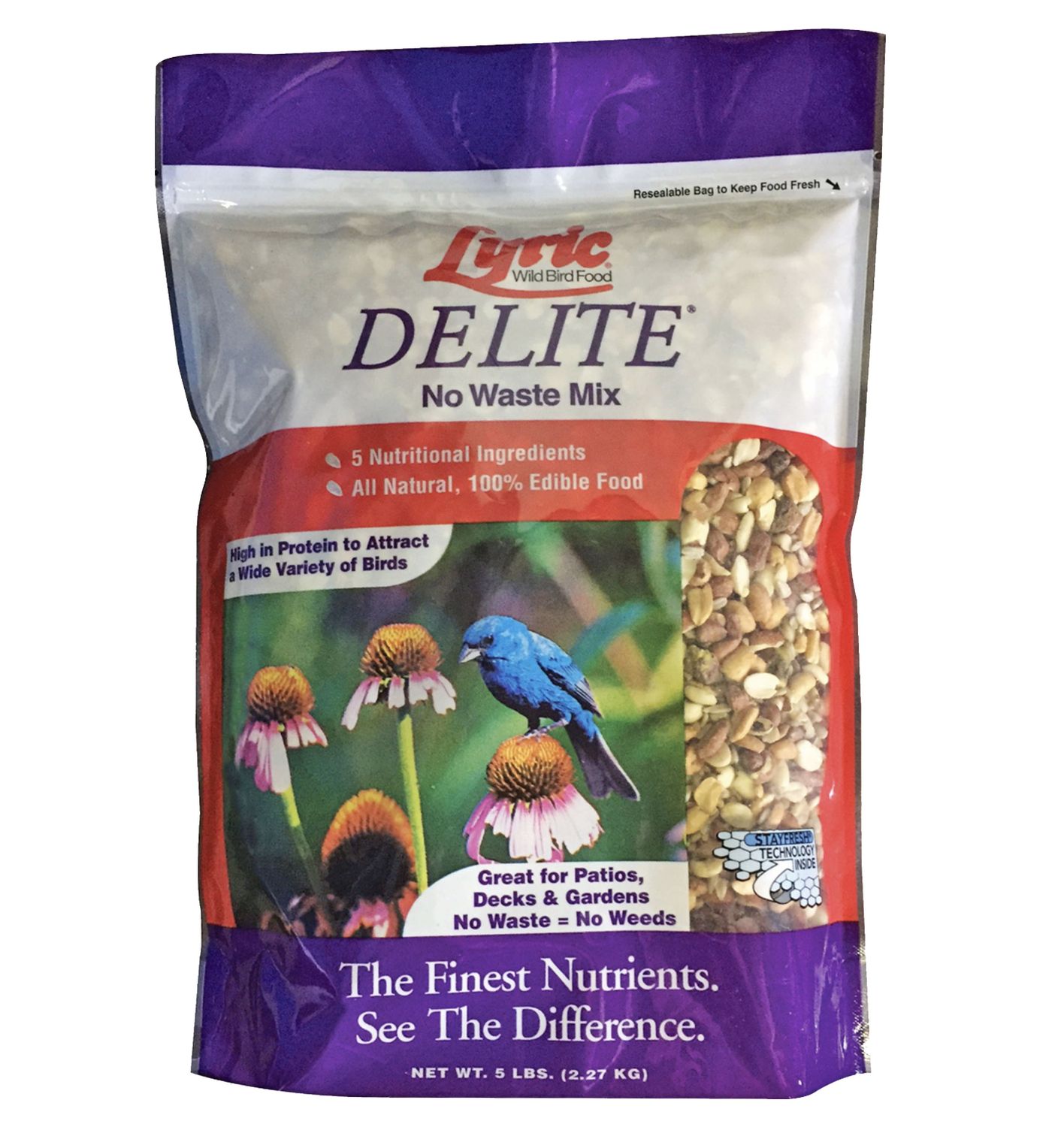 Lyric Delite No Waste Wild Bird Mix 5lb
