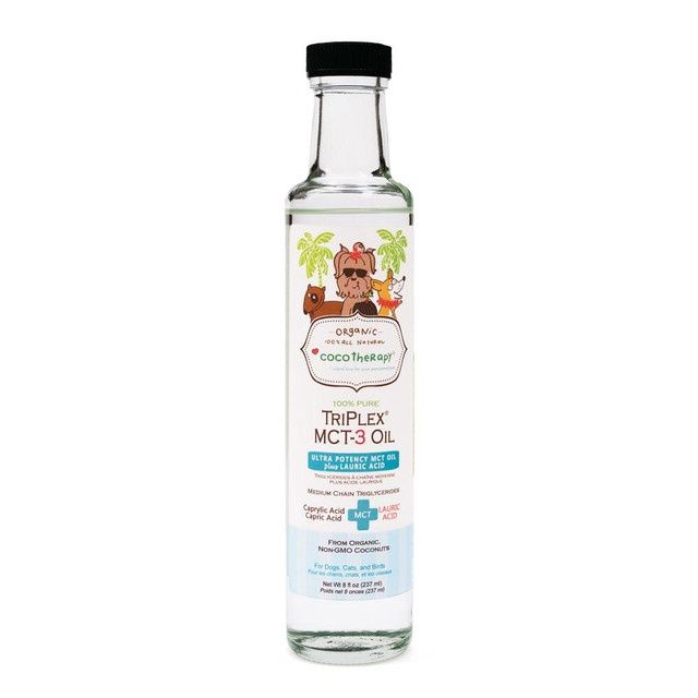 Coco Therapy Dog &amp; Cat Oil Coconut MTC-3 Oil 8oz, Size: 8oz