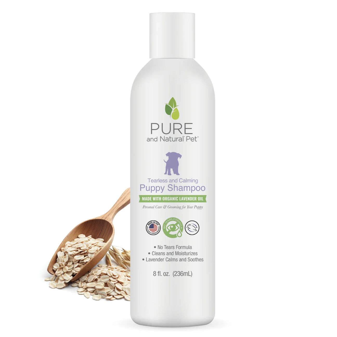 Pure &amp; Natural Dog Tearless &amp; Calming Puppy Shampoo 8oz