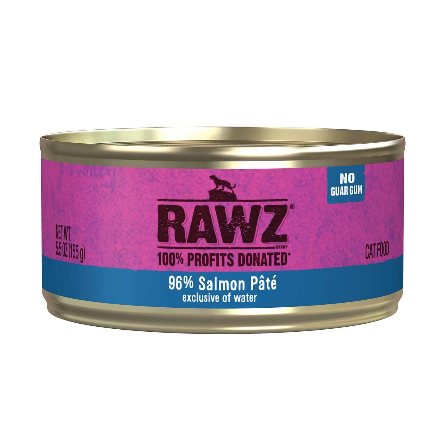 Rawz Cat Can Salmon Pate, Size: 5oz