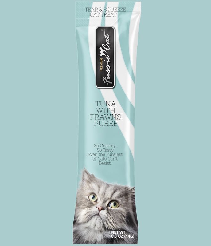 Fussie Cat Puree Tuna &amp; Prawns