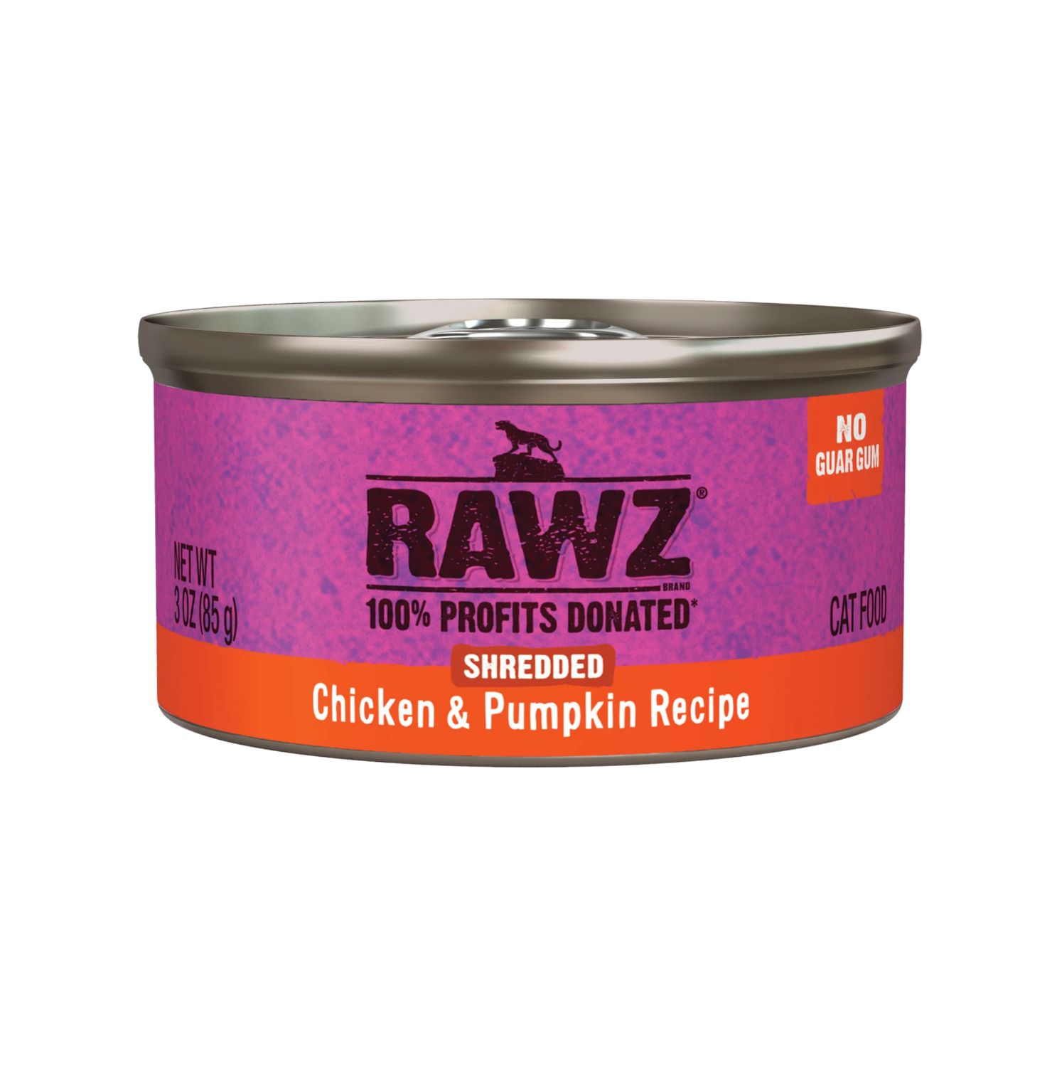 Rawz Cat Shredded Chicken &amp; Pumpkin Recipe, Size: 3oz
