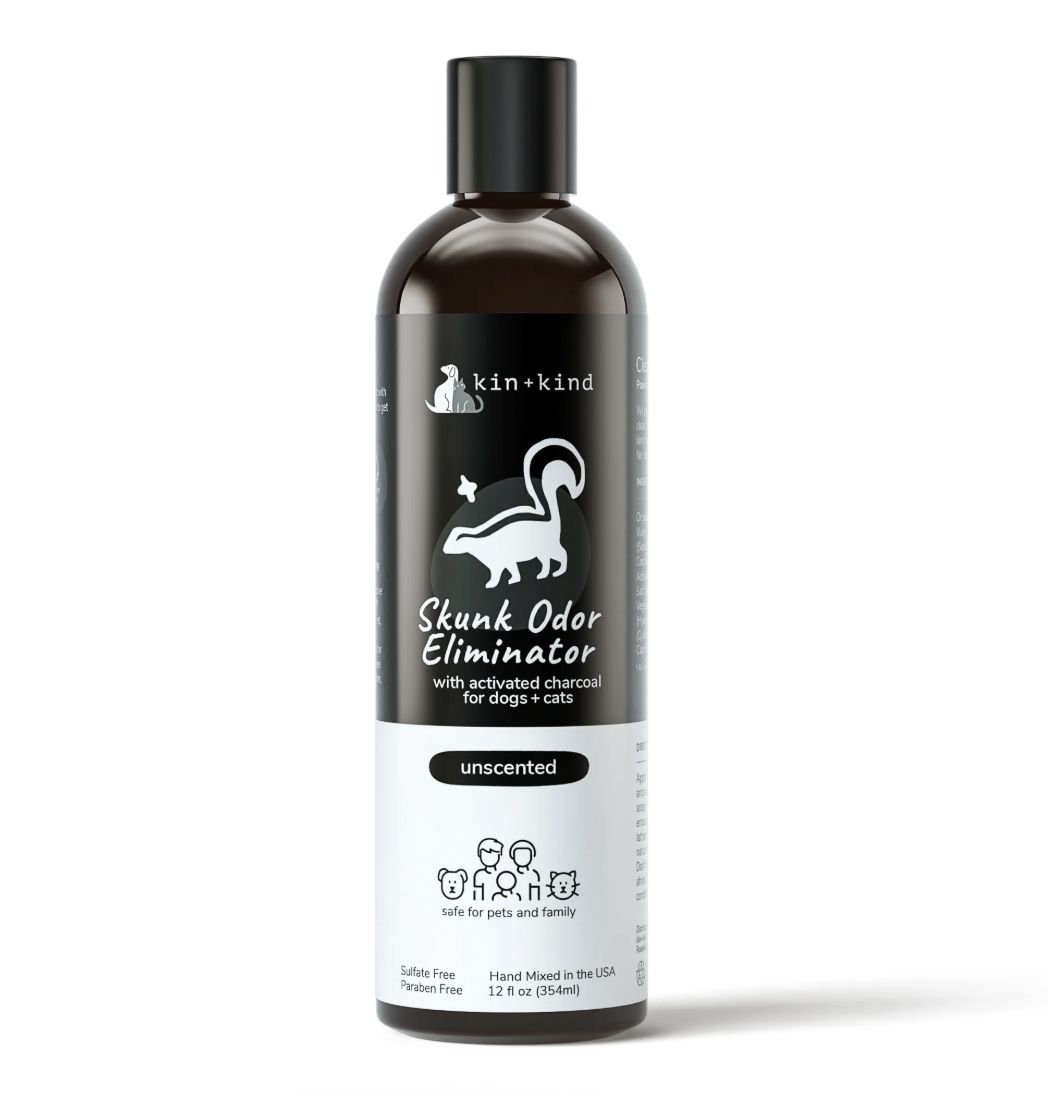kin+kind Dog &amp; Cat Skunk Odor Eliminator Shampoo 12oz