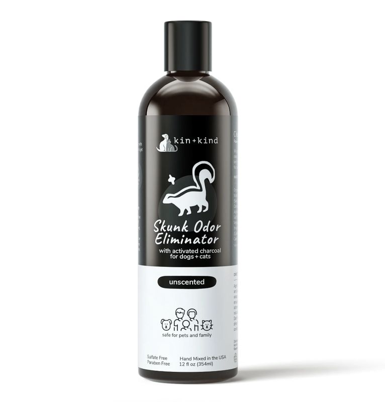 kin+kind Dog &amp; Cat Skunk Odor Eliminator Shampoo 12oz