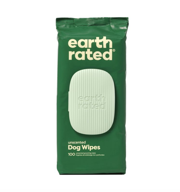 Earth Rated Dog Grooming Wipes Unscented