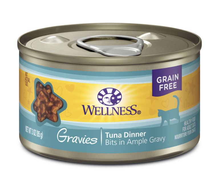 Wellness Cat Can Gravies Tuna, Size: 3oz