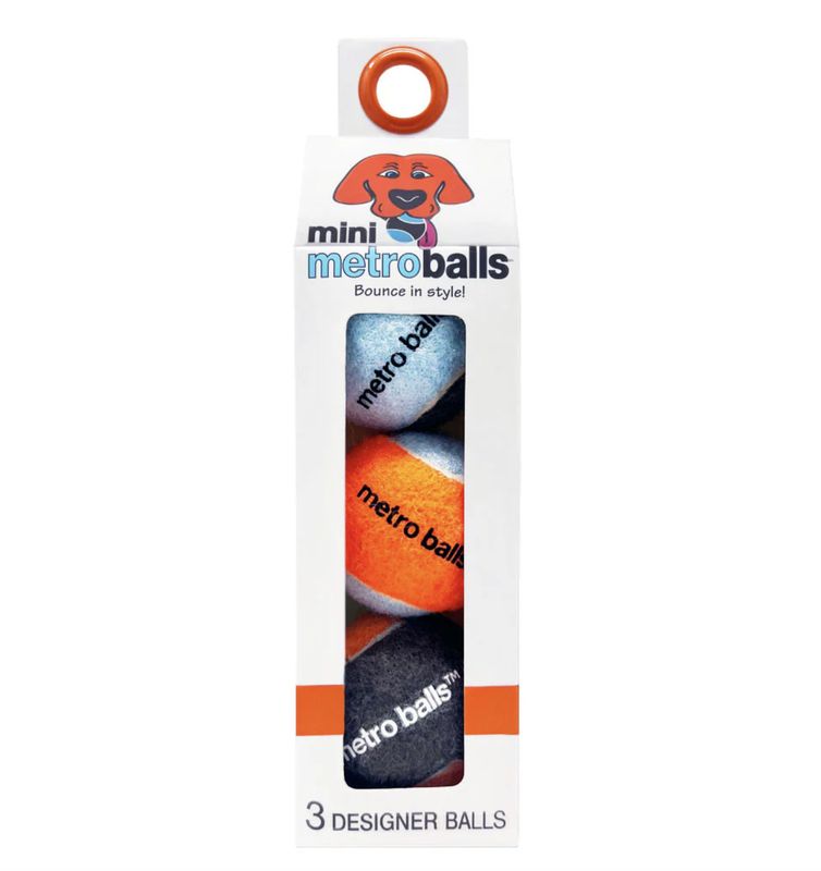 Metro Paws Mini Tennis Balls 3ct