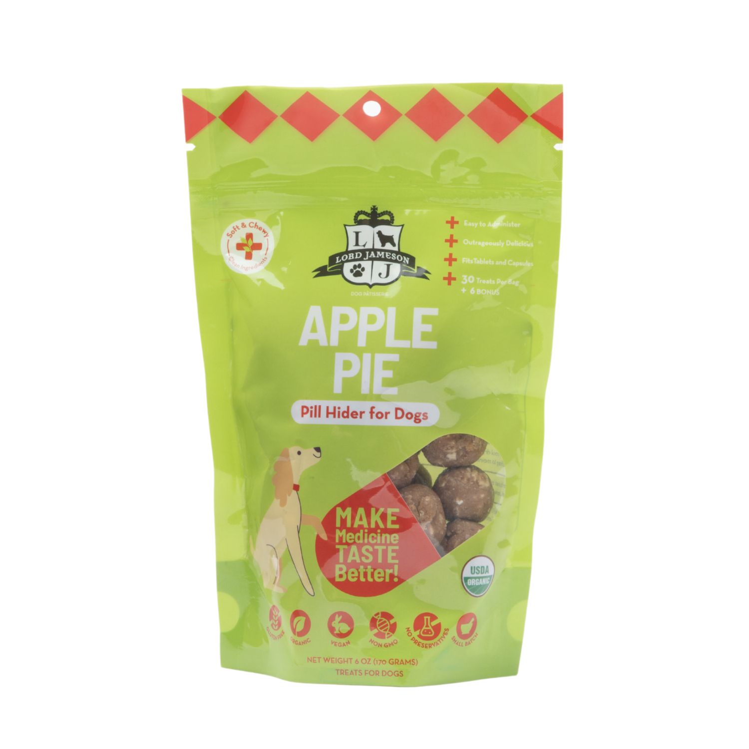 Lord Jameson Dog Pill Hider Apple Pie 6oz