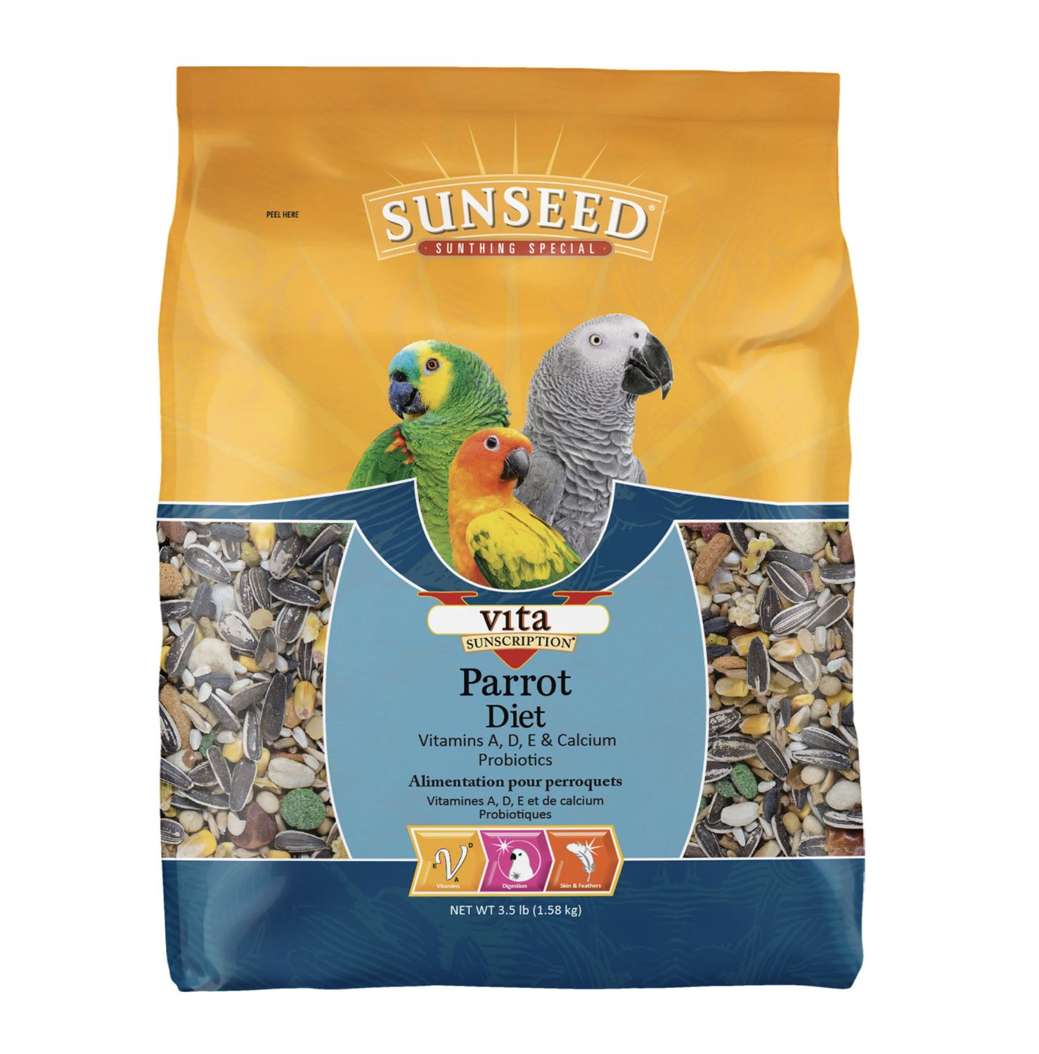Sunseed Vita Parrot 3.5lb