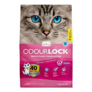 Intersand Odorlock Cat Litter Baby Powder, Size: 13lb