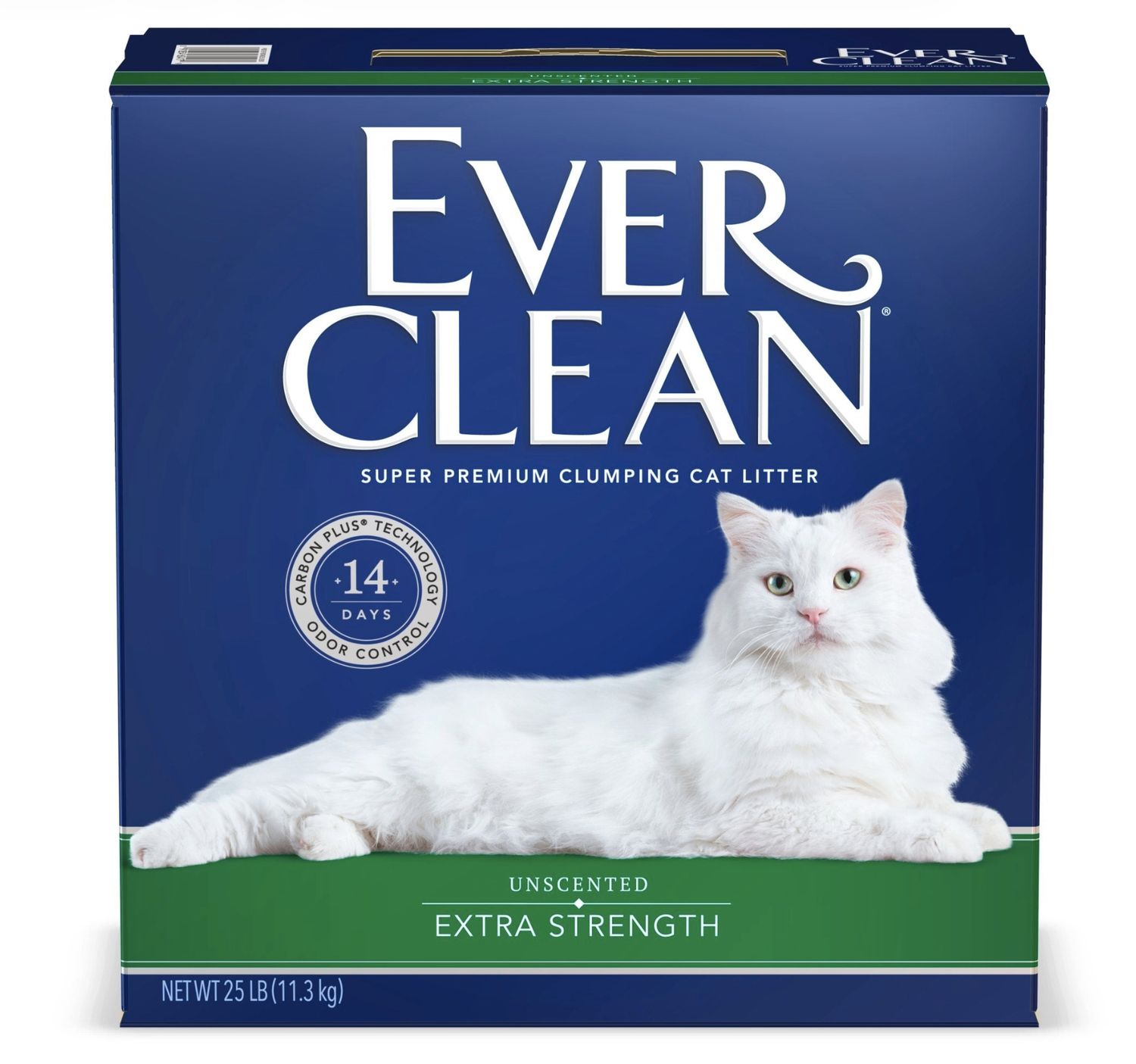 Everclean Unscented Extra Strength Cat Litter 25lbs