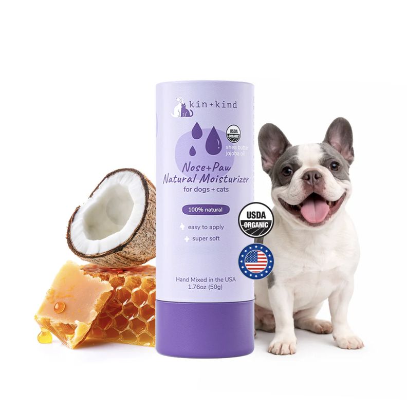 kin+kind Dog &amp; Cat Organic Nose &amp; Paw Moisturizer Stick 1.76oz
