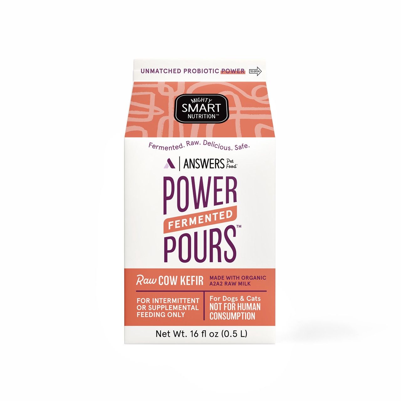 Answers Frozen Power Pours Cow Milk Kefir, Size: Pint