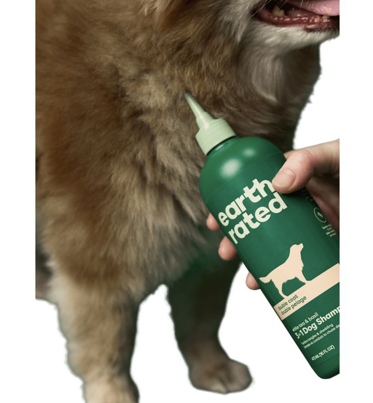 Earth Rated Dog 3-in-1 Shampoo Double Coat 16oz