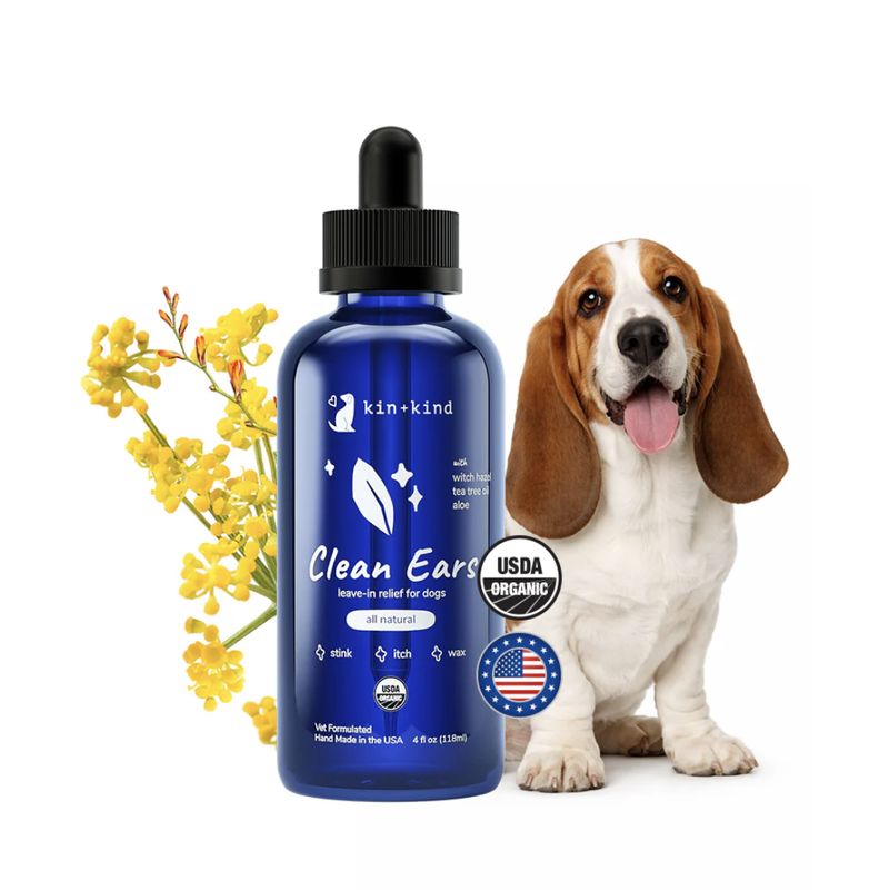 kin+kind Dog Clean Ears Drops 4oz