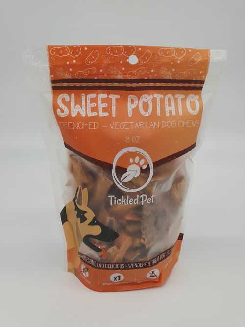 Tickled Pet Dog Sweet Potato Strips 8oz, Size: 8oz
