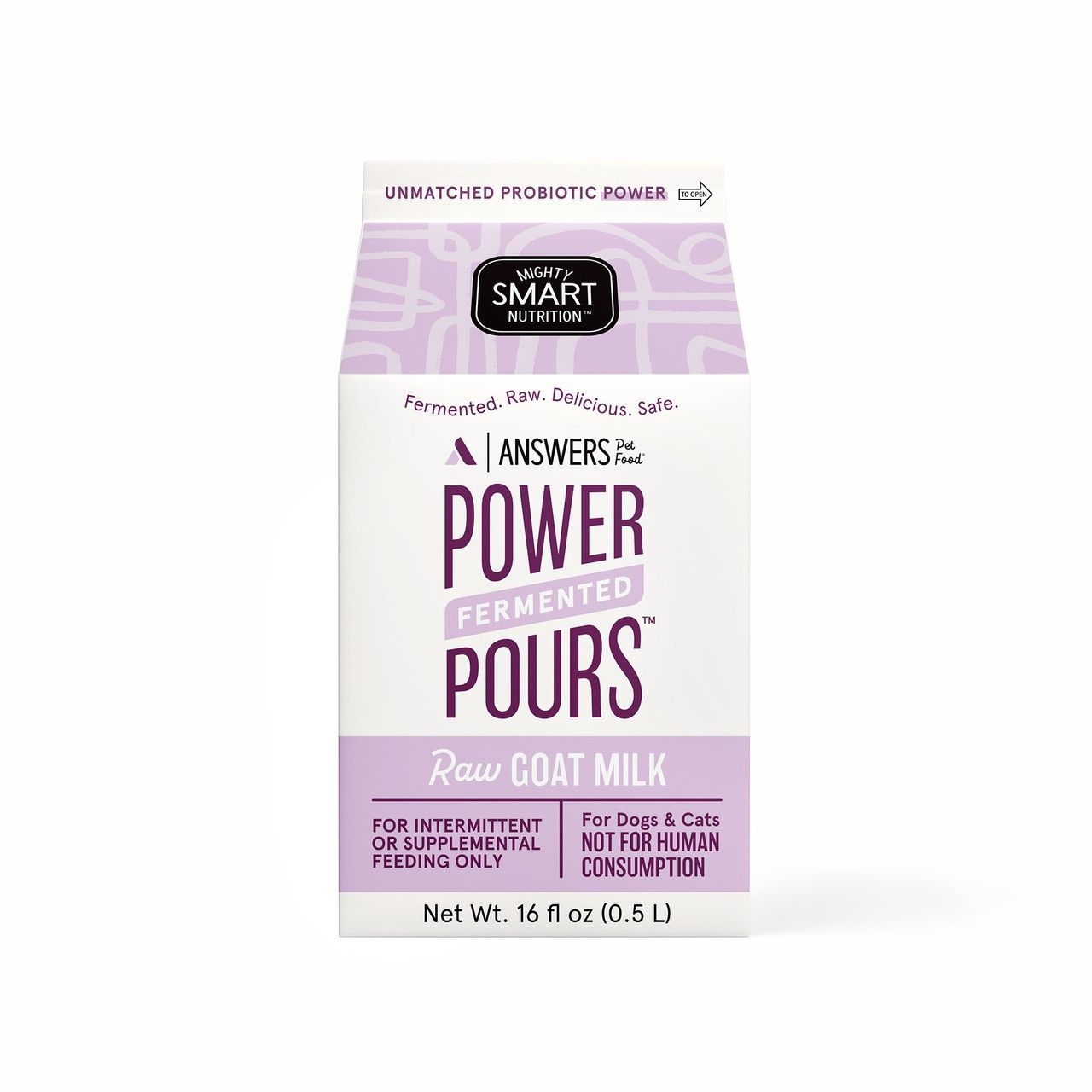 Answers Frozen Power Pours Goat's Milk, Size: Pint