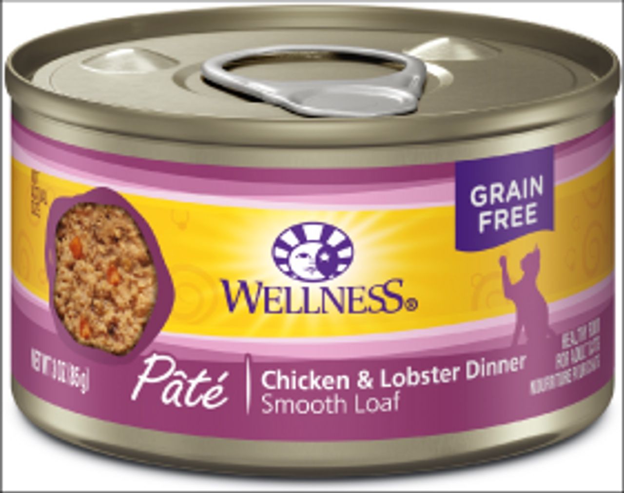 Wellness Cat Can Pate Chicken &amp; Lobster, Size: 3oz