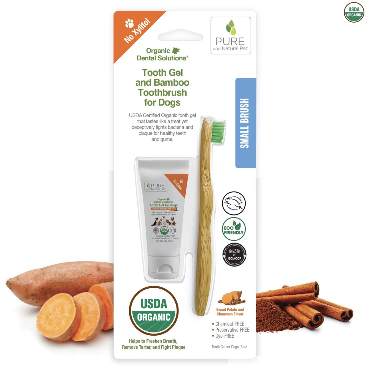 Pure &amp; Natural Dog Dental Kit, Size: Small