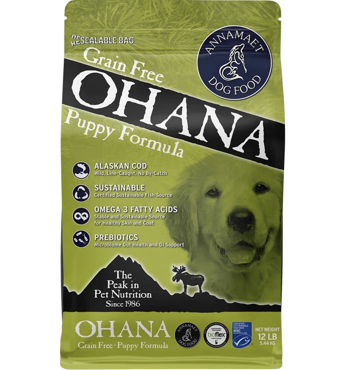 Annamaet Dog Grain Free Ohana, Size: 5lb