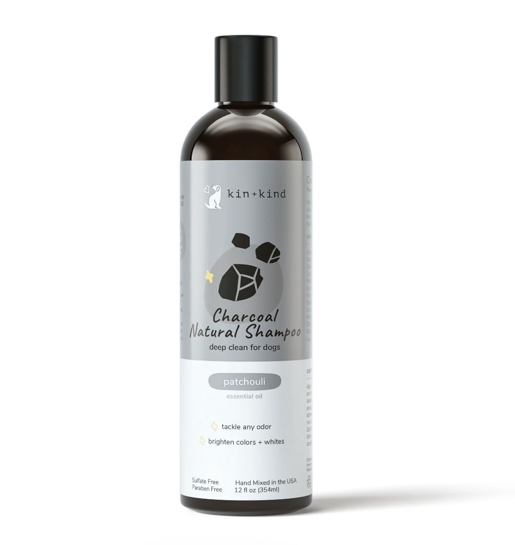kin+kind Dog Charcoal Shampoo Patchouli 12oz