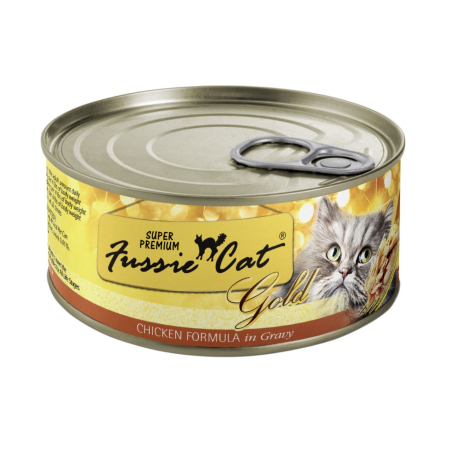 Fussie Cat Can Chicken In Gravy, Size: 3oz