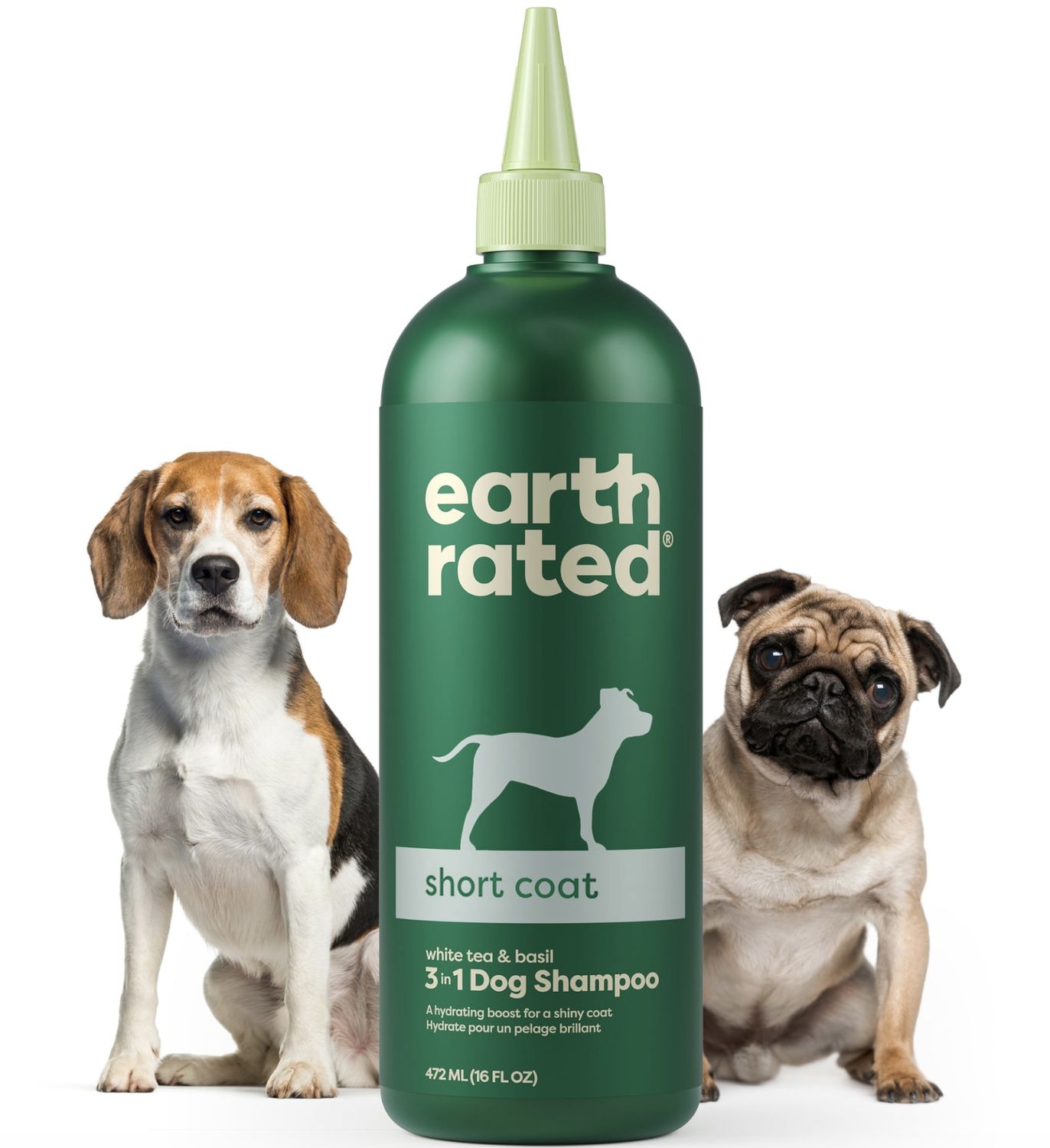 Earth Rated Dog 3-in-1 Shampoo Short Coat 16oz