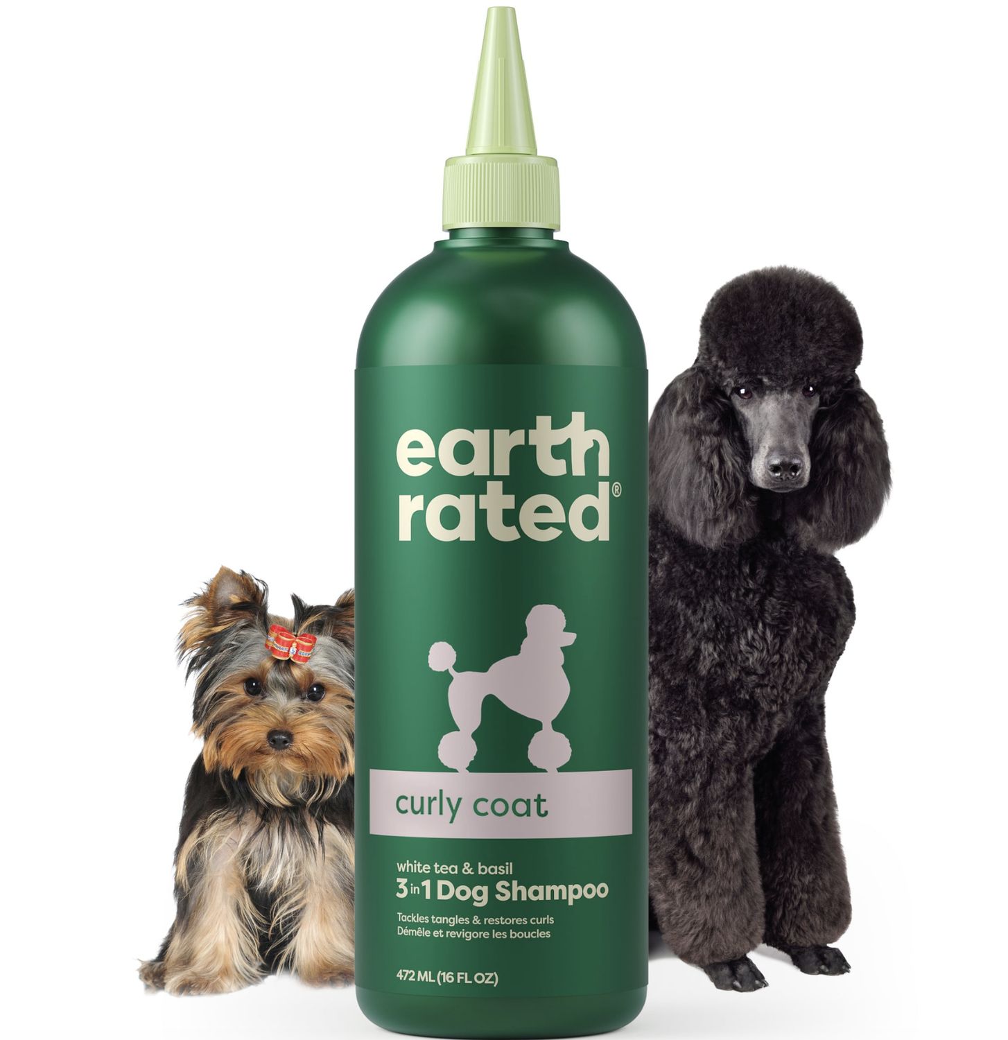 Earth Rated Dog 3-in-1 Shampoo Curly Coat 16oz