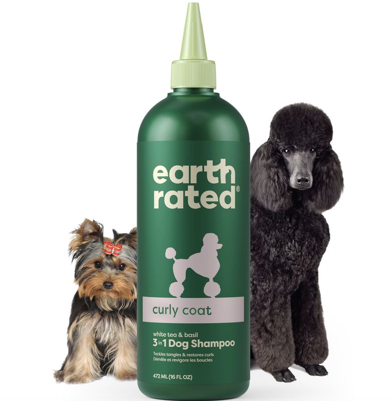 Earth Rated Dog 3-in-1 Shampoo Curly Coat 16oz