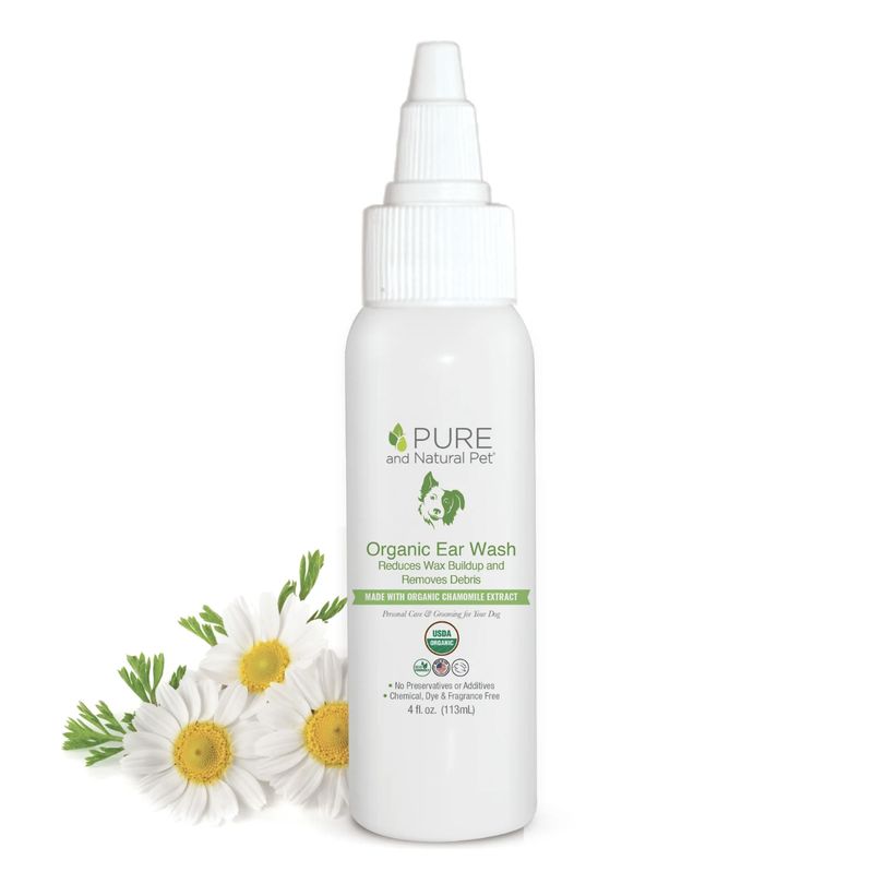 Pure &amp; Natural Dog Organic Ear Wash 4oz