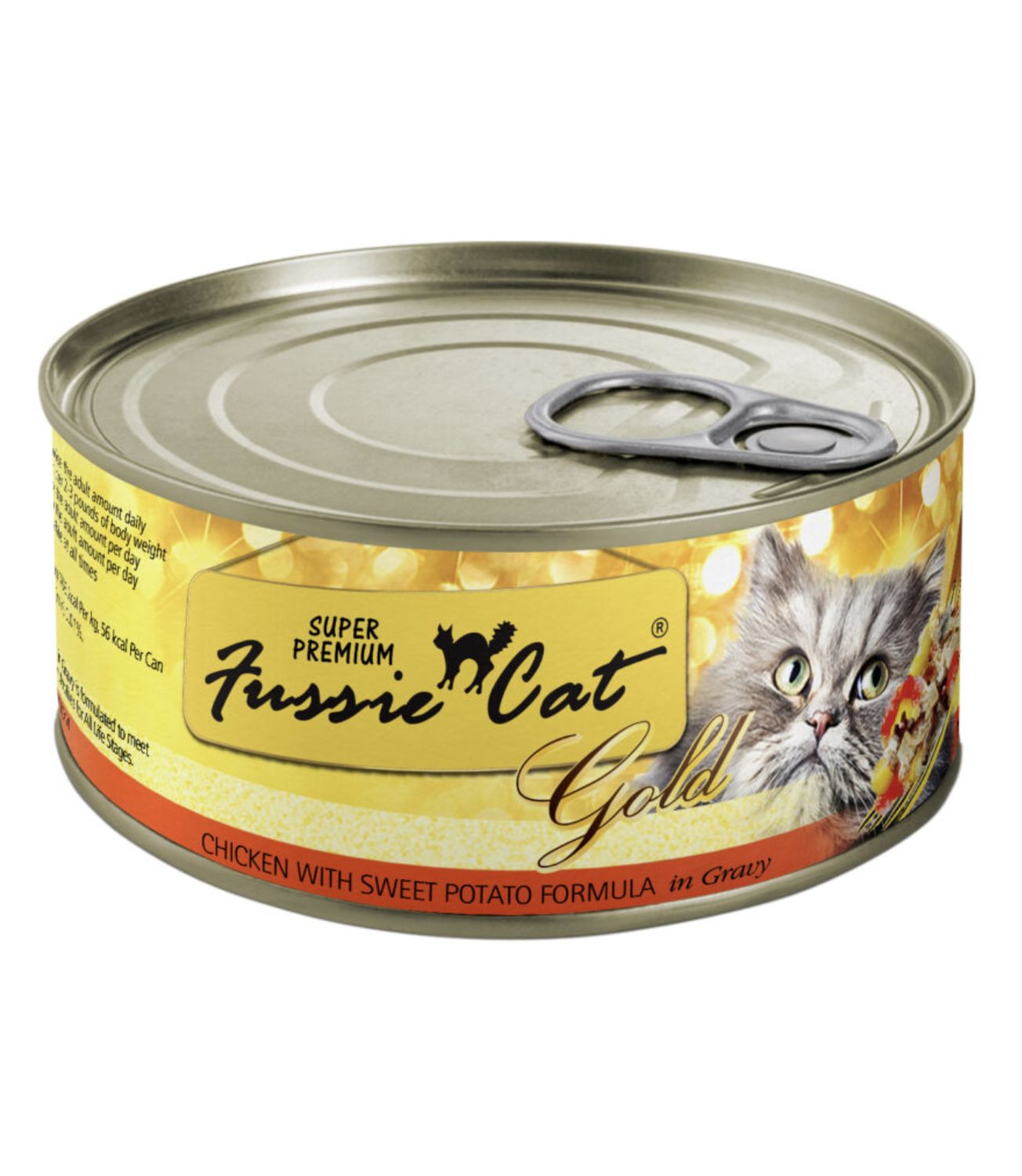 Fussie Cat Super Premium Chicken &amp; Sweet Potato in Gravy Can 2.82oz