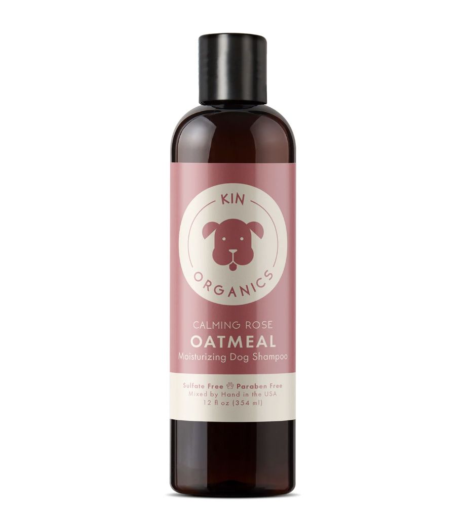 kin+kind Dog Oatmeal Itchy Shampoo Calming Rose 12oz