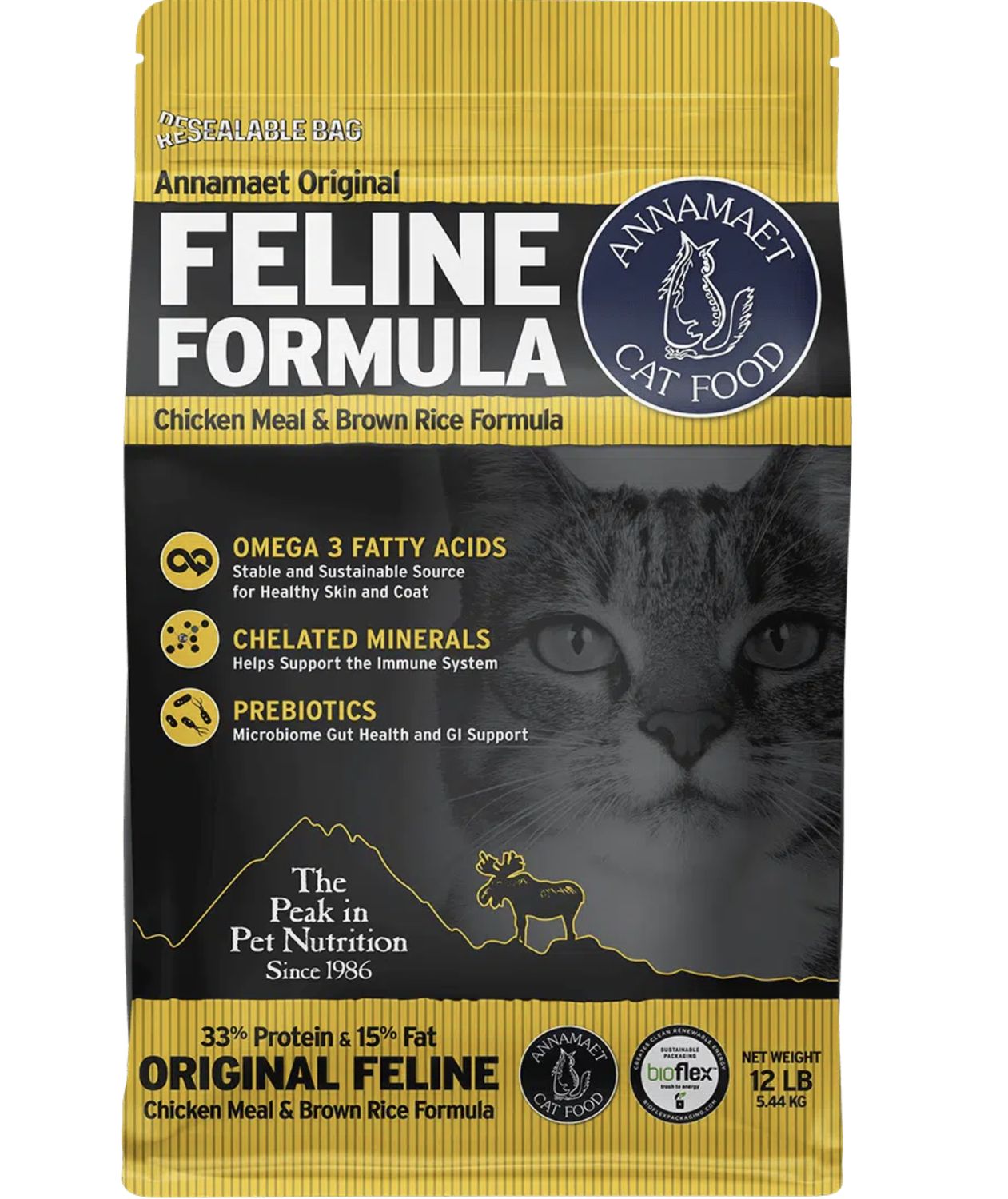 Annamaet Cat Original Feline Formula, Size: 4lb