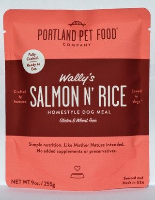 Portland Pet Food Dog Salmon &amp; Rice 9oz, Amount: Single