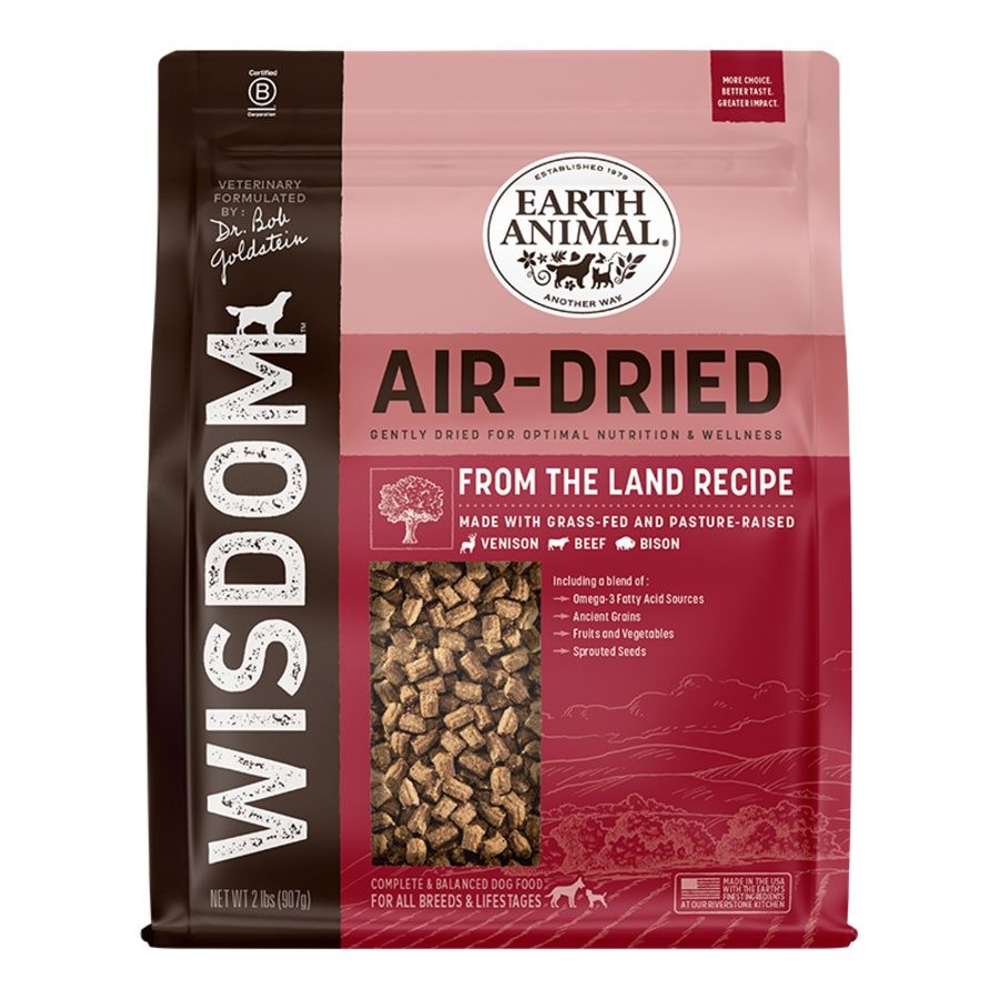 Earth Animal Dog Air-Dried Wisdom From The Land, Size: 2lb