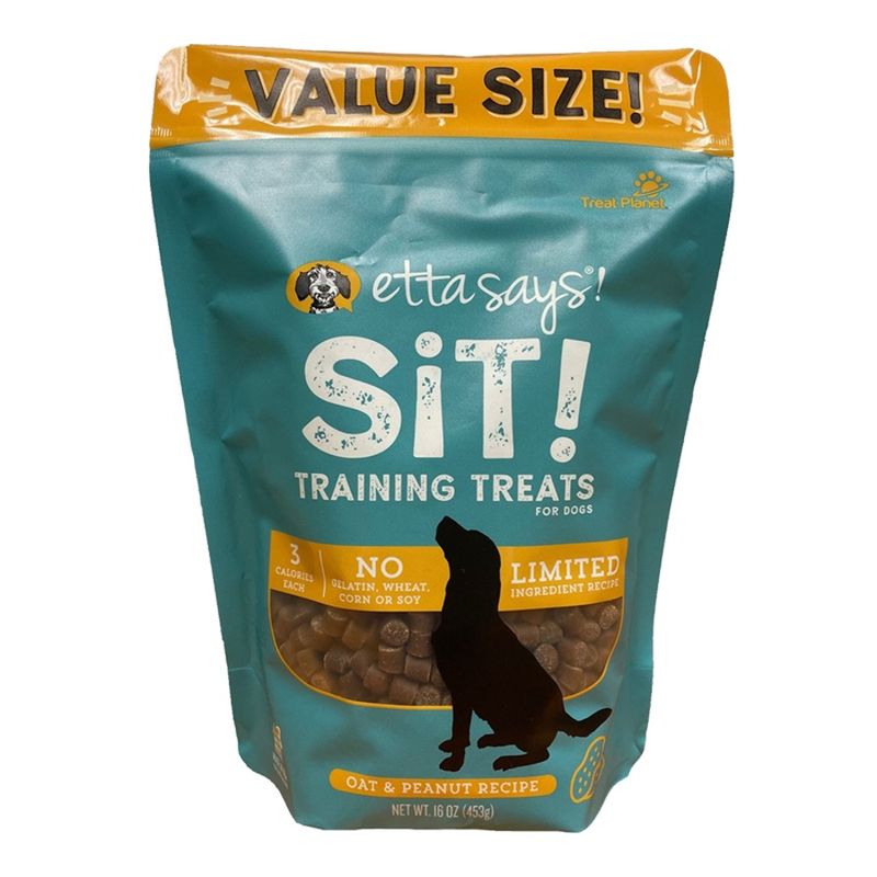 Etta Says Dog Sit Training Treats Peanut Butter